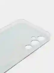 Голубой силиконовый чехол на Tecno Pova 4 / Текно Пова 4 прозрачный, с рисунком, защита камеры