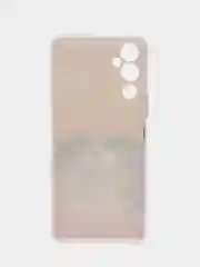 Желтый силиконовый чехол на Tecno Pova 4 / Текно Пова 4 прозрачный, с рисунком, защита камеры