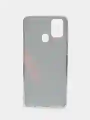 Красный силиконовый чехол на Samsung Galaxy M31 / Самсунг M31 с рисунком, защита камеры