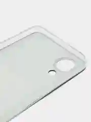 Тёмно-коричневый силиконовый чехол на Oppo A17K/Оппо A17К, прозрачный, с рисунком, защита камеры