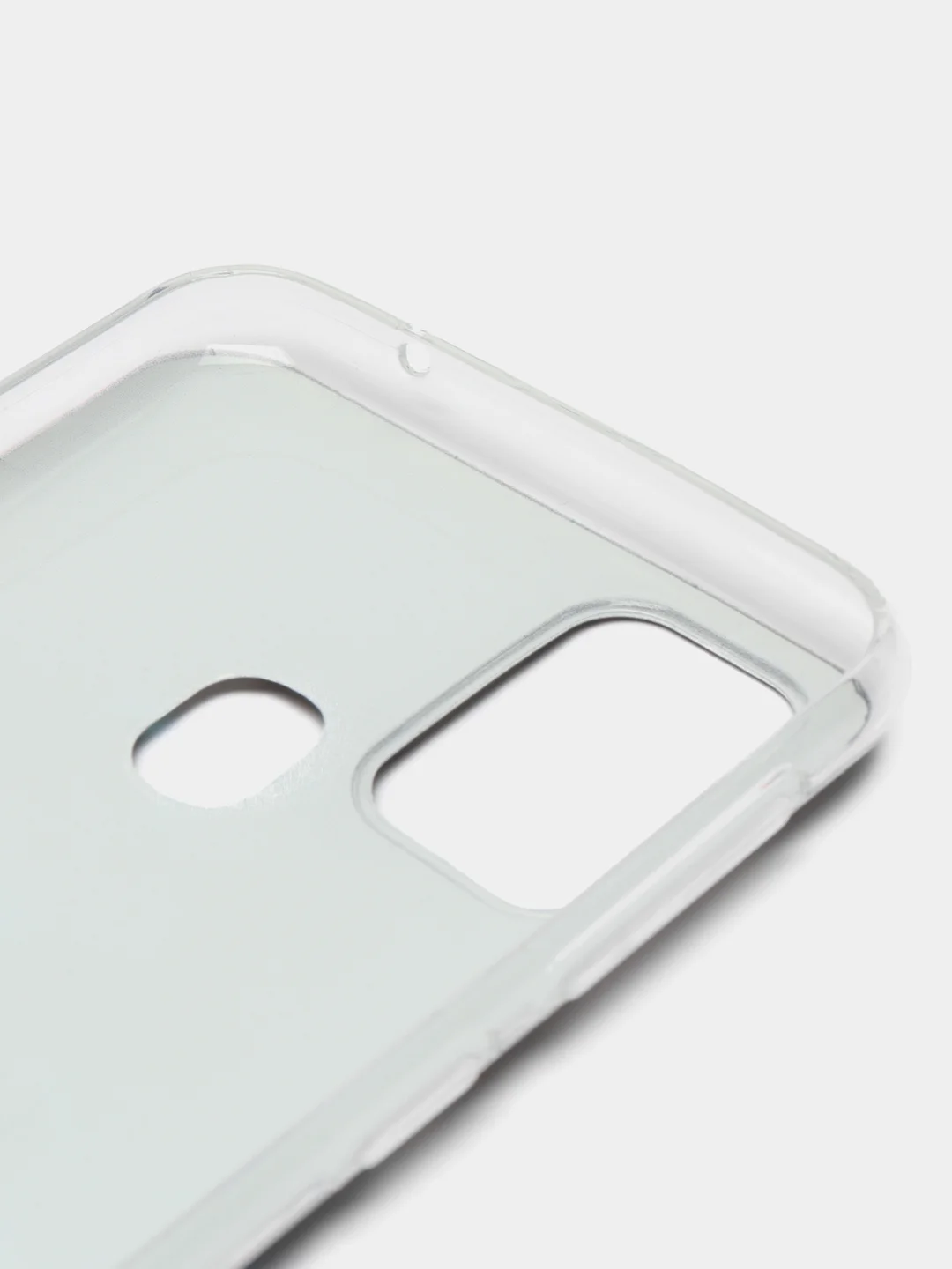 Бирюзовый силиконовый чехол на Samsung Galaxy M31 / Самсунг M31 с рисунком, защита камеры