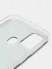Бирюзовый силиконовый чехол на Samsung Galaxy M31 / Самсунг M31 с рисунком, защита камеры