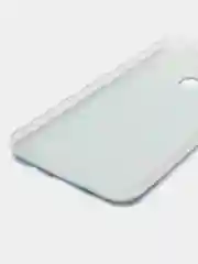 Светло-синий силиконовый чехол на Samsung Galaxy M31 / Самсунг M31 с рисунком, защита камеры