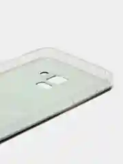 Угольный силиконовый чехол на Samsung Galaxy A8 2018 / Самсунг A8 2018 с рисунком, защита камеры