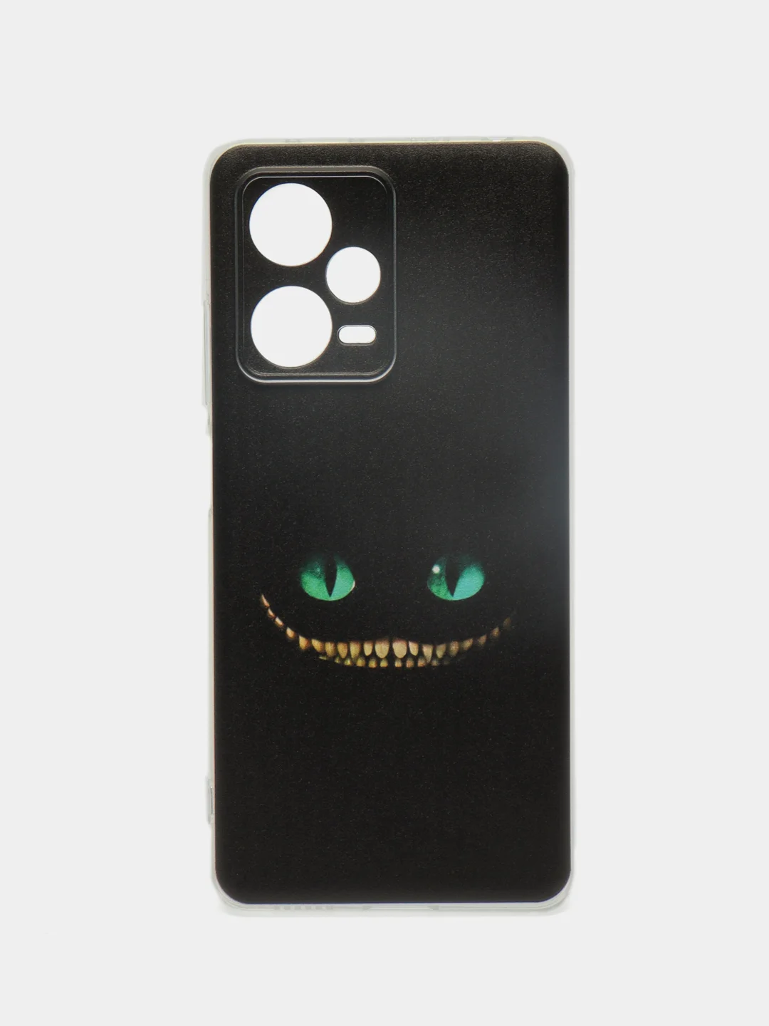 Черный чехол на Xiaomi Redmi Note 12 Pro Plus / Сяоми Редми Нот 12 Про плюс прозрачный с рисунком