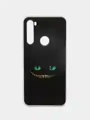 Черный силиконовый чехол на Xiaomi Redmi Note 8 / Сяоми Редми Нот 8 с рисунком, защита камеры