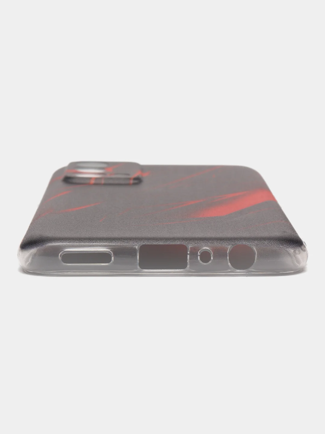 Красный чехол на Realme GT Master Edition / Реалми GT Master Edition с рисунком, защита камеры