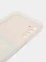 Желтый силиконовый чехол на Realme 6 Pro / Реалми 6 Про прозрачный, с рисунком, защита камеры