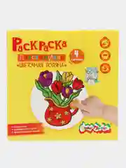 Кораллово-розовый раскраска пластилином Каляка-Маляка, 4 картинки