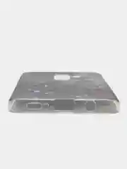 Бирюзовый силиконовый чехол на Samsung Galaxy S9 Plus / Самсунг S9 Plus с рисунком, защита камеры