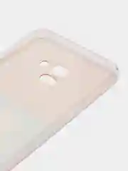 Желтый чехол на Samsung Galaxy A8 Plus 2018 / Самсунг A8 Plus с рисунком, защита камеры