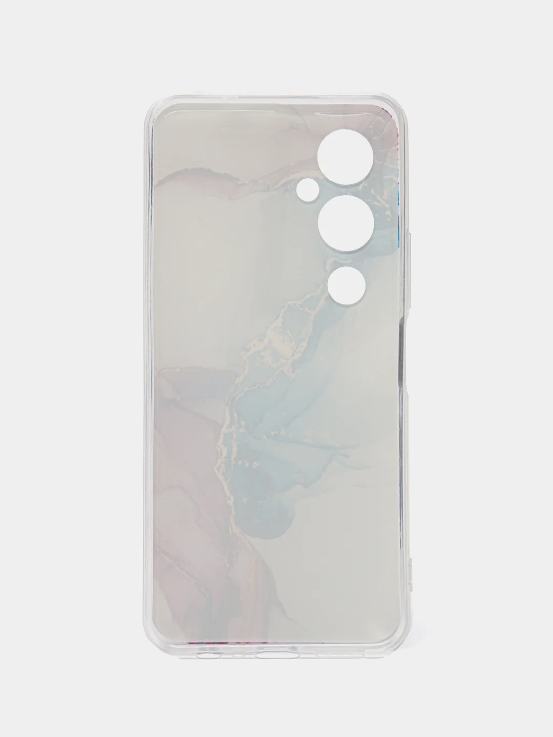 Красный силиконовый чехол на Tecno Pova 4 Pro / Текно Пова 4 Про с рисунком, защита камеры
