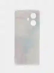 Ледяной чехол на Realme 10 Pro+ / Реалми 10 Про плюс прозрачный, с рисунком, защита камеры