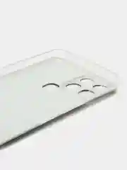 Алый чехол на Infinix SMART 6 / Инфиникс Смарт 6 прозрачный, с рисунком, защита камеры