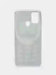 Угольный силиконовый чехол на Samsung Galaxy M31 / Самсунг M31 с рисунком, защита камеры