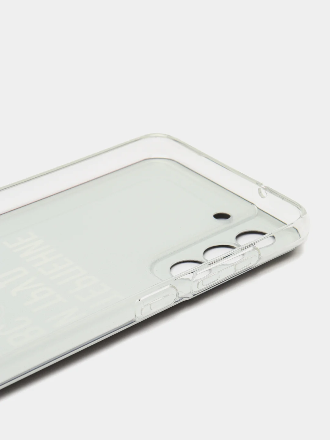 Тёмно-коричневый силиконовый чехол на Samsung Galaxy S21 FE / Самсунг S21 FE, с рисунком, защита камеры