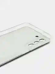 Тёмно-коричневый силиконовый чехол на Samsung Galaxy S21 FE / Самсунг S21 FE, с рисунком, защита камеры