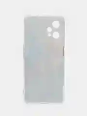 Бирюзовый силиконовый чехол на Realme 9 Pro/9 5G / Реалми 9 Про прозрачный с рисунком, защита камеры