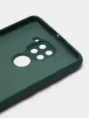 Морской чехол Xiaomi Redmi Note 9, Редми Нот 9 силиконовый, с закрытым низом и бархатом внутри