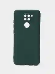 Морской чехол Xiaomi Redmi Note 9, Редми Нот 9 силиконовый, с закрытым низом и бархатом внутри