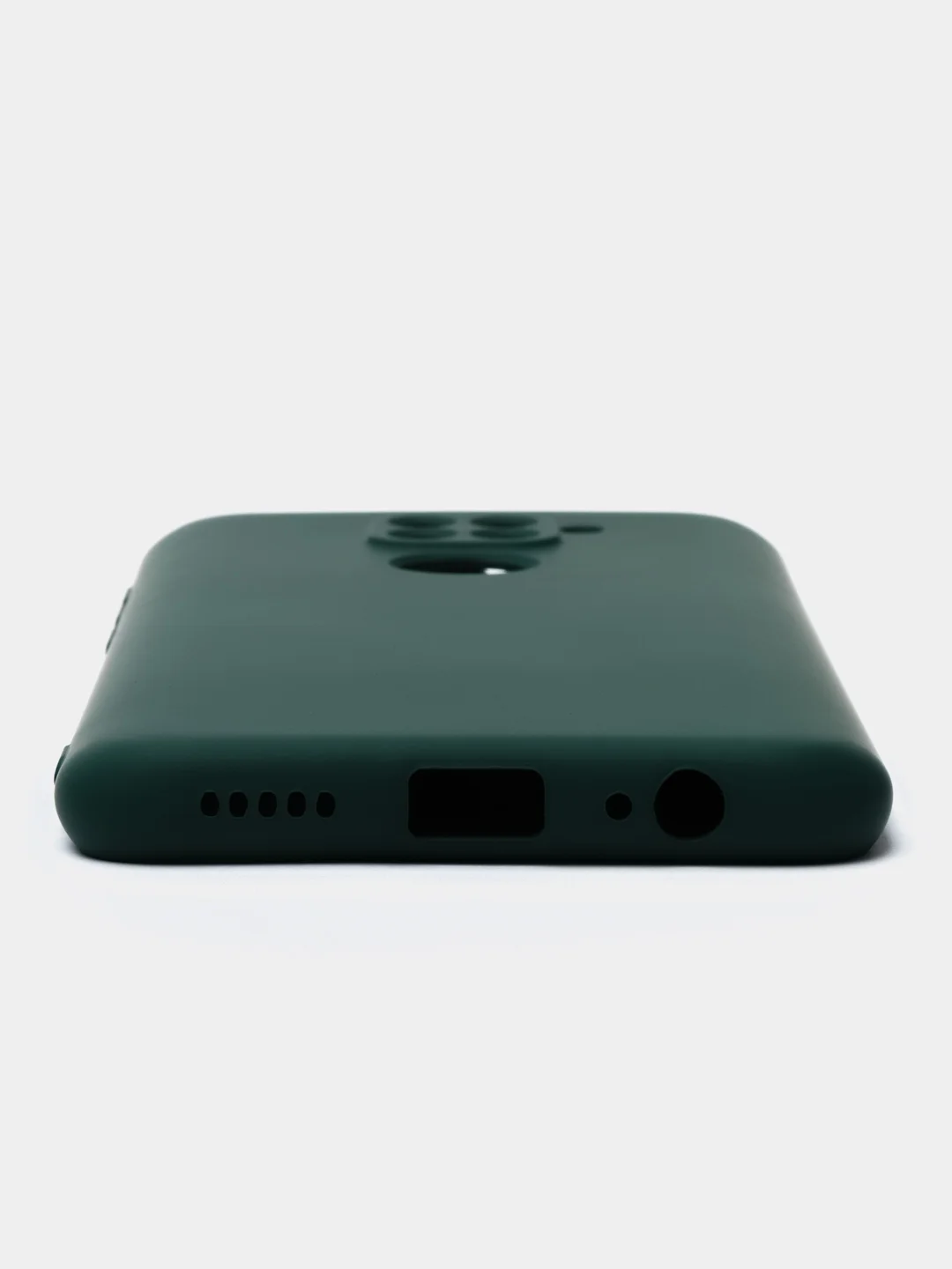Морской чехол Xiaomi Redmi Note 9, Редми Нот 9 силиконовый, с закрытым низом и бархатом внутри