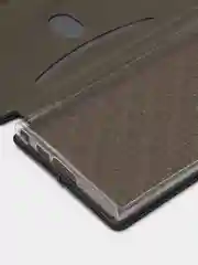 Черный чехол-книжка для Samsung Galaxy S23 Ultra / Самсунг Галакси С23 Ультра
