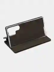 Черный чехол-книжка для Samsung Galaxy S23 Ultra / Самсунг Галакси С23 Ультра