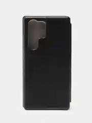 Черный чехол-книжка для Samsung Galaxy S23 Ultra / Самсунг Галакси С23 Ультра