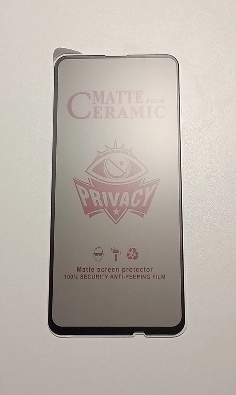 Защитная пленка-антишпион матовая для Honor 9X / Huawei P Smart Z / Huawei Y9S
