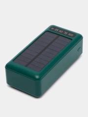 Внешний аккумулятор Power bank, 50000 mAh, на солнечной батарее, со встроенными проводами