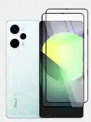 Прозрачный 1-2 шт стекло для Xiaomi Poco F5/Redmi Note 12 Turbo защитное BROSCORP,олеофобное покрытие