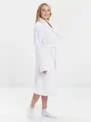 Халат махровый банный, белый, унисекс