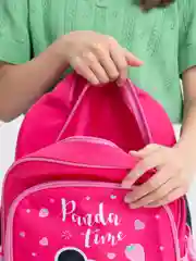 Рюкзак школьный, для девочки, Пифагор School, 1 отделение, 3 кармана, Panda time, 271406