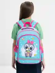 Рюкзак школьный, для девочки Пифагор School, 1 отделение, 3 кармана, Smart penguin, 271403