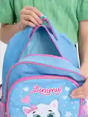 Рюкзак школьный для девочки Пифагор School, 1 отделение, 3 кармана, Yummy cupcake 271405