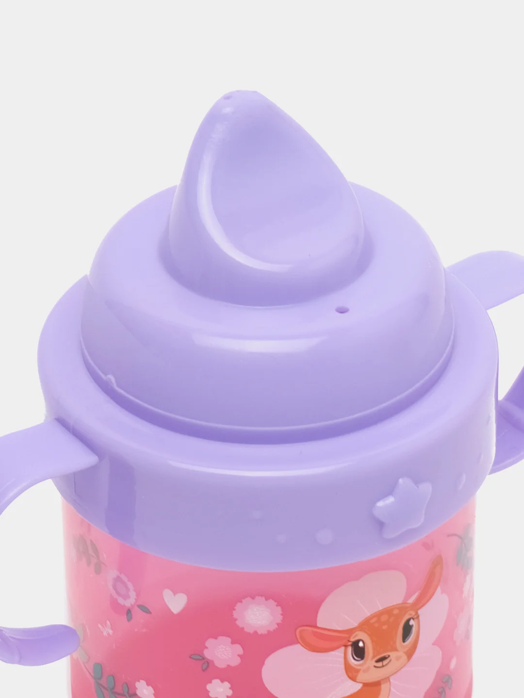 Пудровый поильник детский Mum&Baby Basic, c твердым носиком, 150 мл