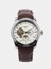 Светло-коричневый часы механические Tissot
