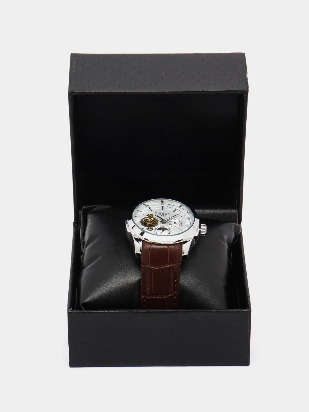 Светло-коричневый часы механические Tissot