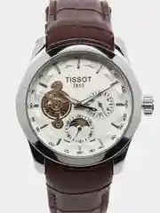 Светло-коричневый часы механические Tissot