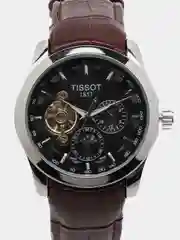 Тёмно-коричневый часы механические Tissot