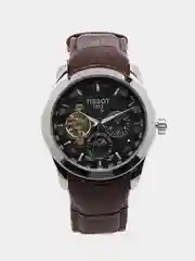 Тёмно-коричневый часы механические Tissot