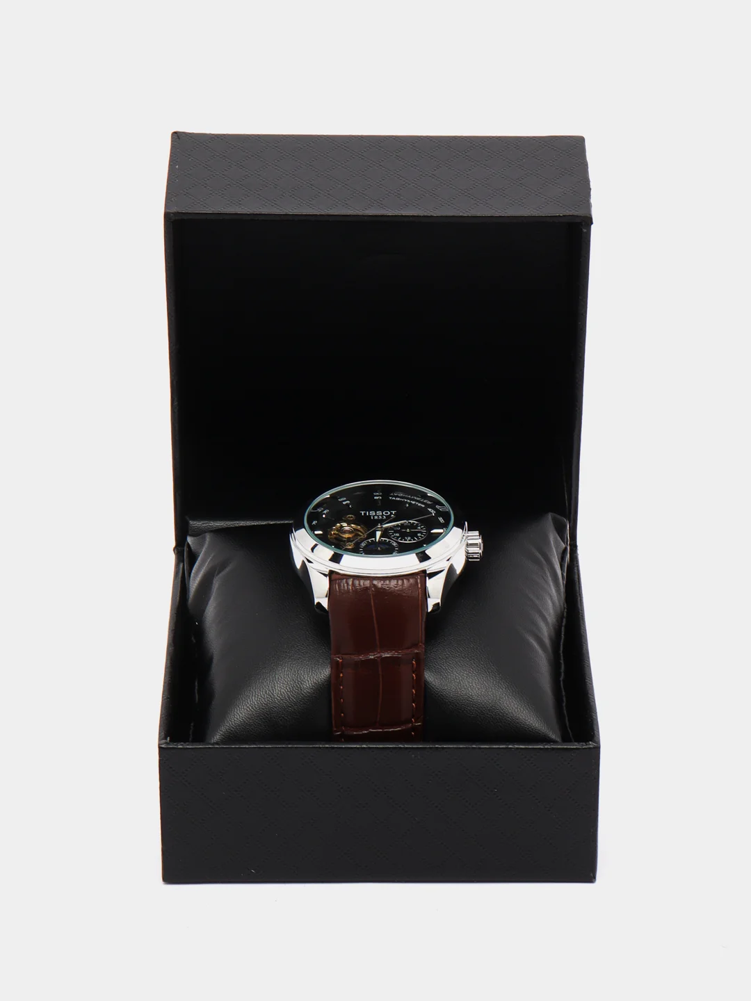 Тёмно-коричневый часы механические Tissot