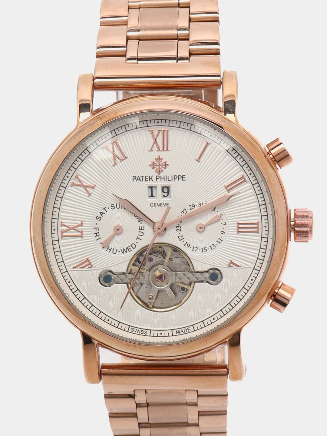 Белый часы механические Patek Philippe, мужские