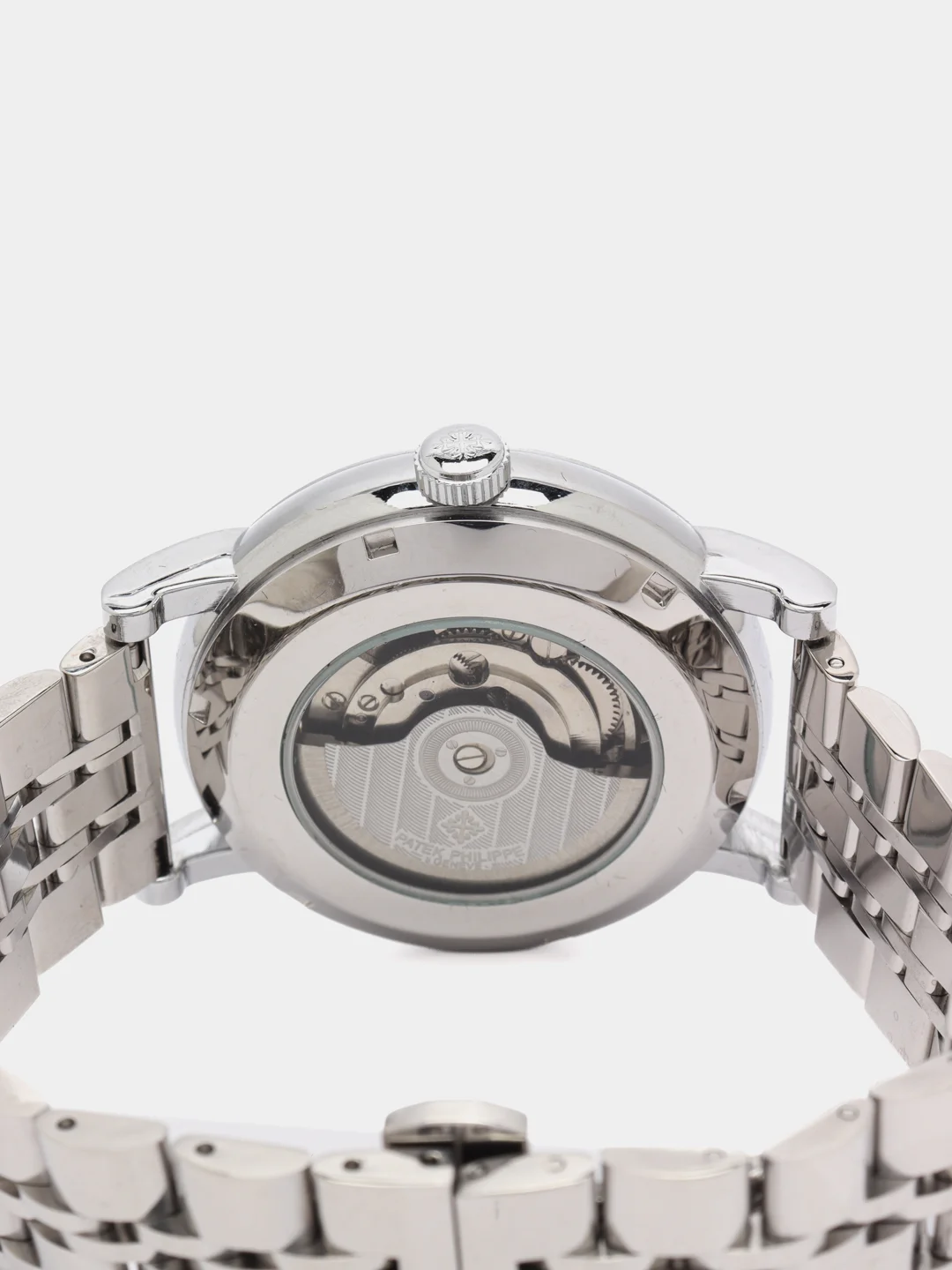 Черный часы механические Patek Philippe, мужские