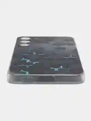 Бирюзовый чехол на Samsung Galaxy S23 Plus 5G / Самсунг S23 Плюс 5G с рисунком, защита камеры