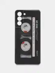 Хром силиконовый чехол на Samsung Galaxy S21 / Самсунг S21 прозрачный с рисунком, защита камеры
