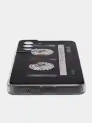 Хром силиконовый чехол на Samsung Galaxy S21 / Самсунг S21 прозрачный с рисунком, защита камеры