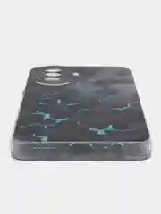 Бирюзовый силиконовый чехол на Huawei Nova Y70 / Хуавей Нова Y70, с рисунком, защита камеры