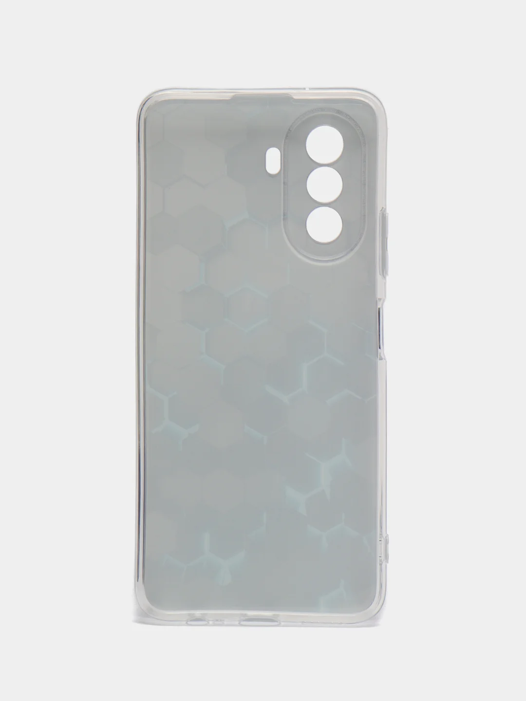 Бирюзовый силиконовый чехол на Huawei Nova Y70 / Хуавей Нова Y70, с рисунком, защита камеры