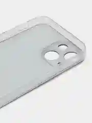 Черный силиконовый чехол на iPhone 13 mini / Айфон 13 mini, с рисунком, защита камеры